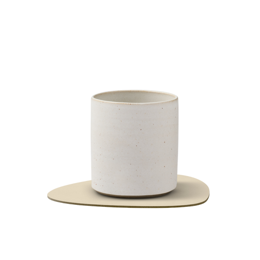 Coaster Curve Corduroy Vanilla 11x13 cm