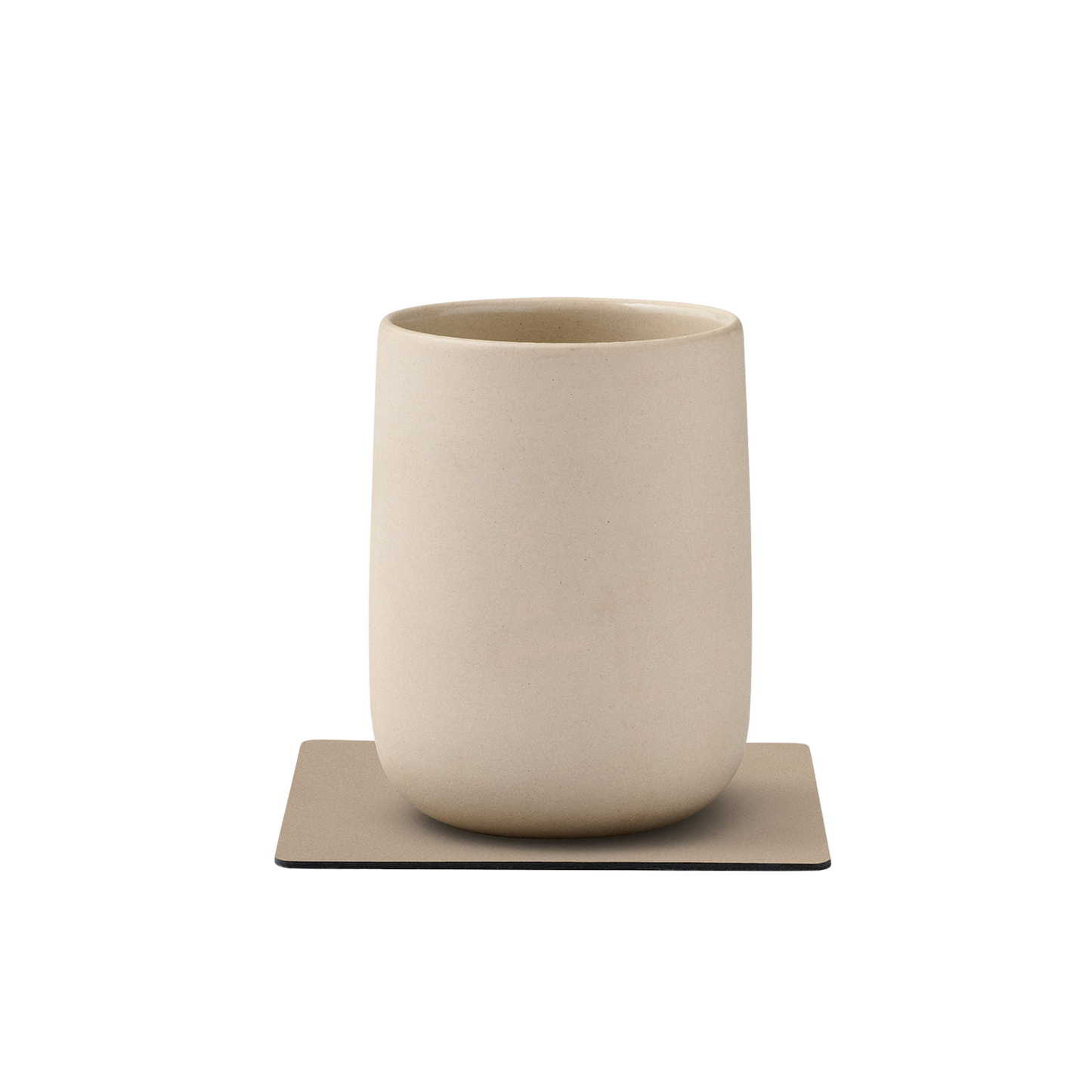 Coaster Square Nupo Clay Brown 10x10 cm