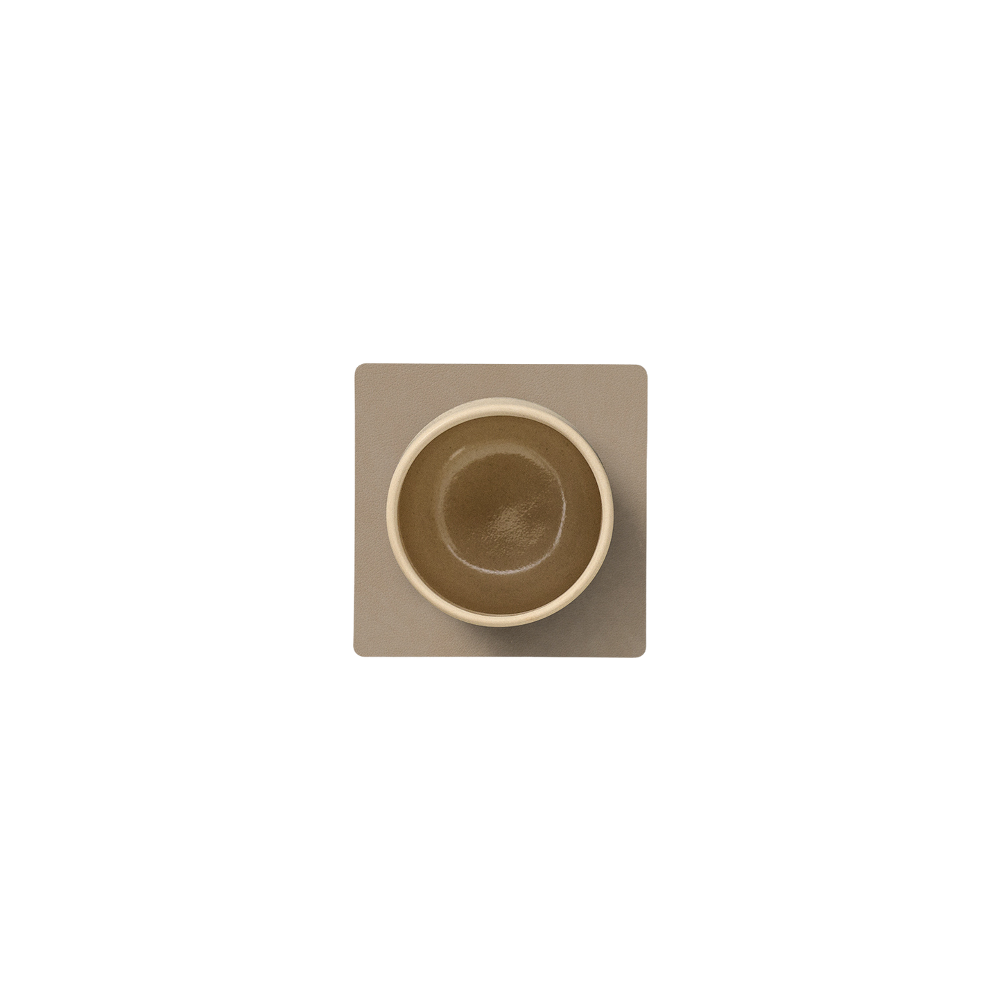 Coaster Square Nupo Clay Brown 10x10 cm