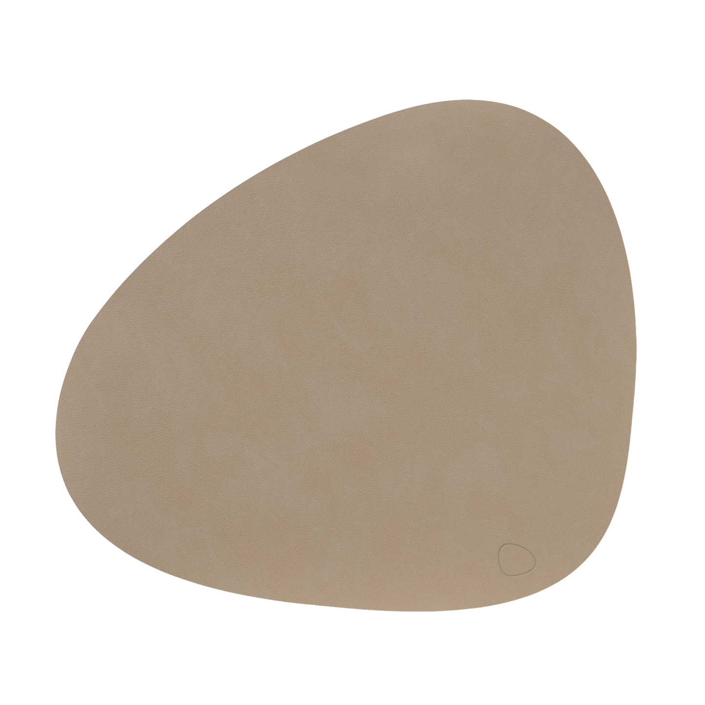Table Mat Curve Nupo Clay Brown 37x44cm
