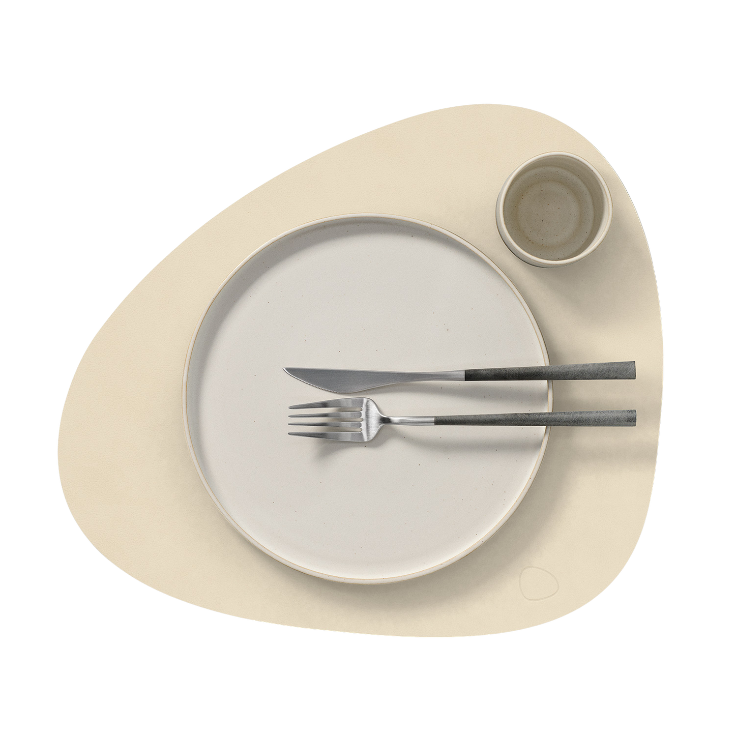Table Mat Curve Nupo Vanilla 37x44cm