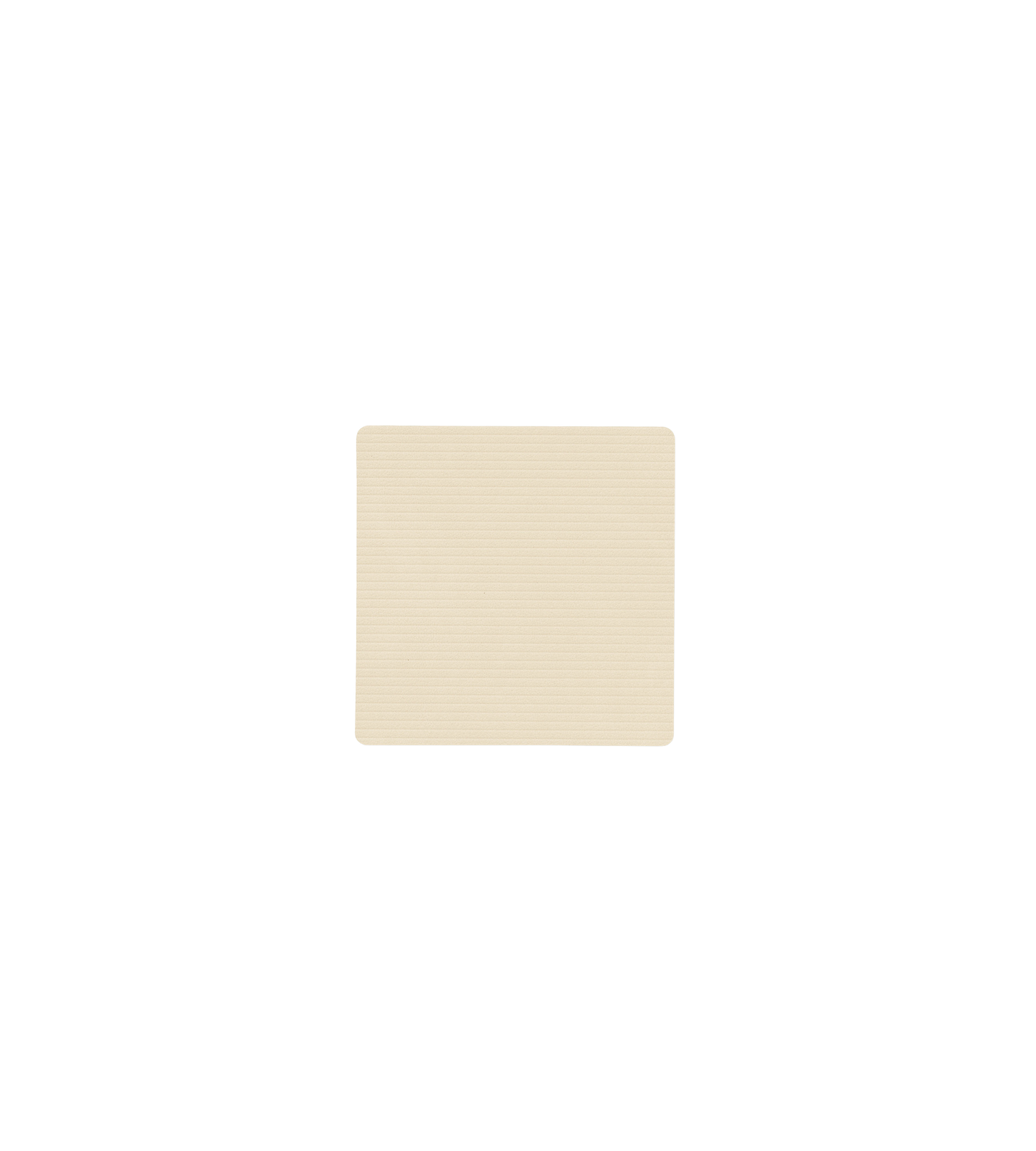 Coaster Square Corduroy Vanilla 10x10 cm