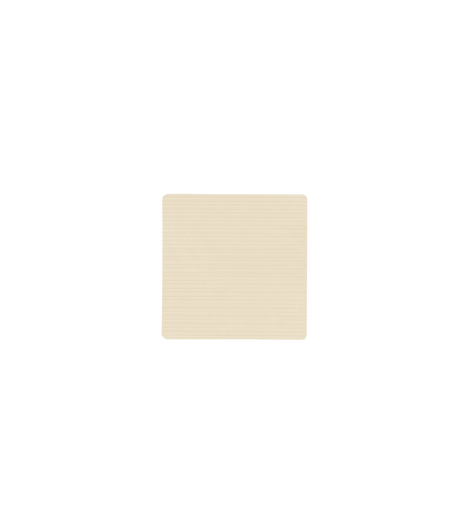 Coaster Square Corduroy Vanilla 10x10 cm