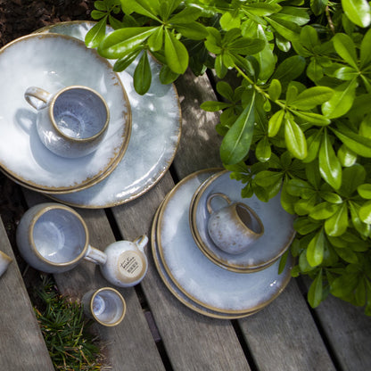 Plate TERRAFINA AMAZONIA WHITE 21 cm set 4 pcs