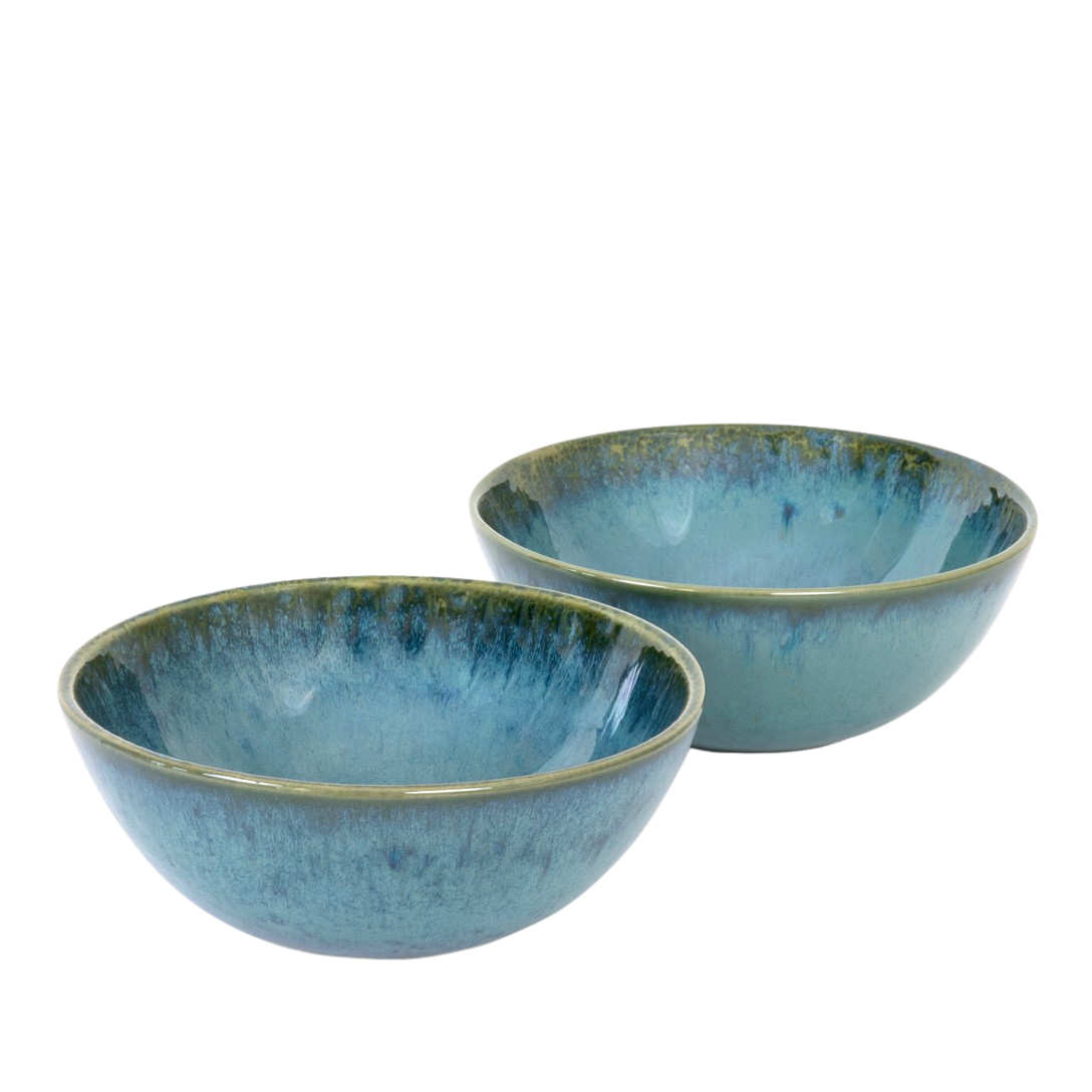 Bowl TERRAFINA AMAZONIA GREEN 15 cm set 2 pcs