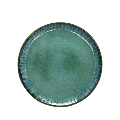 Plate TERRAFINA AMAZONIA GREEN 21 cm set 4 pcs