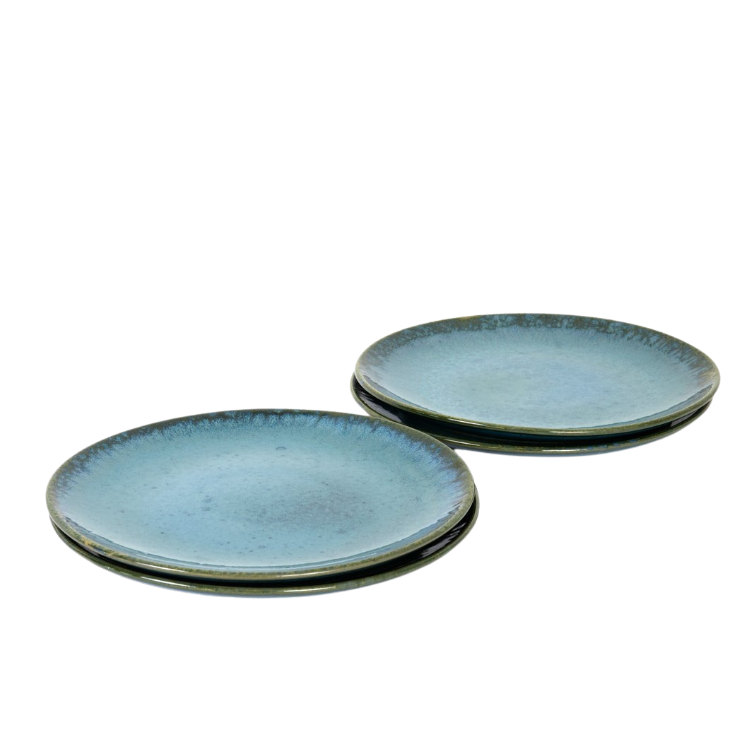 Plate TERRAFINA AMAZONIA GREEN 21 cm set 4 pcs