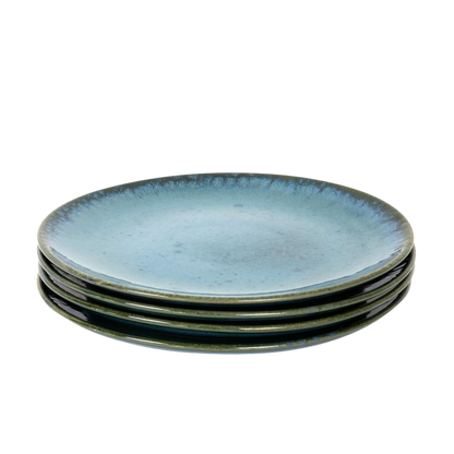 Plate TERRAFINA AMAZONIA GREEN 21 cm set 4 pcs