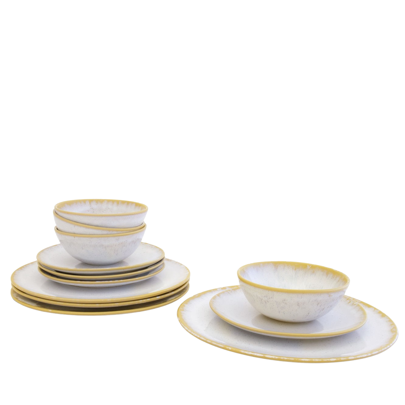 Bowl TERRAFINA AMAZONIA WHITE 15 cm set 2 pcs
