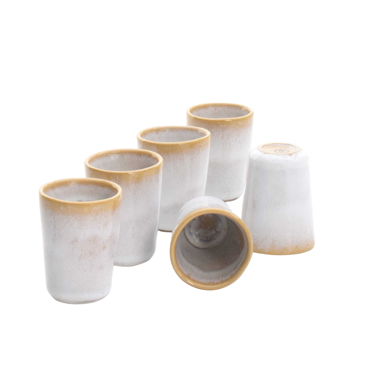 Espresso cup TERRAFINA AMAZONIA WHITE 60 ml set 6 pcs