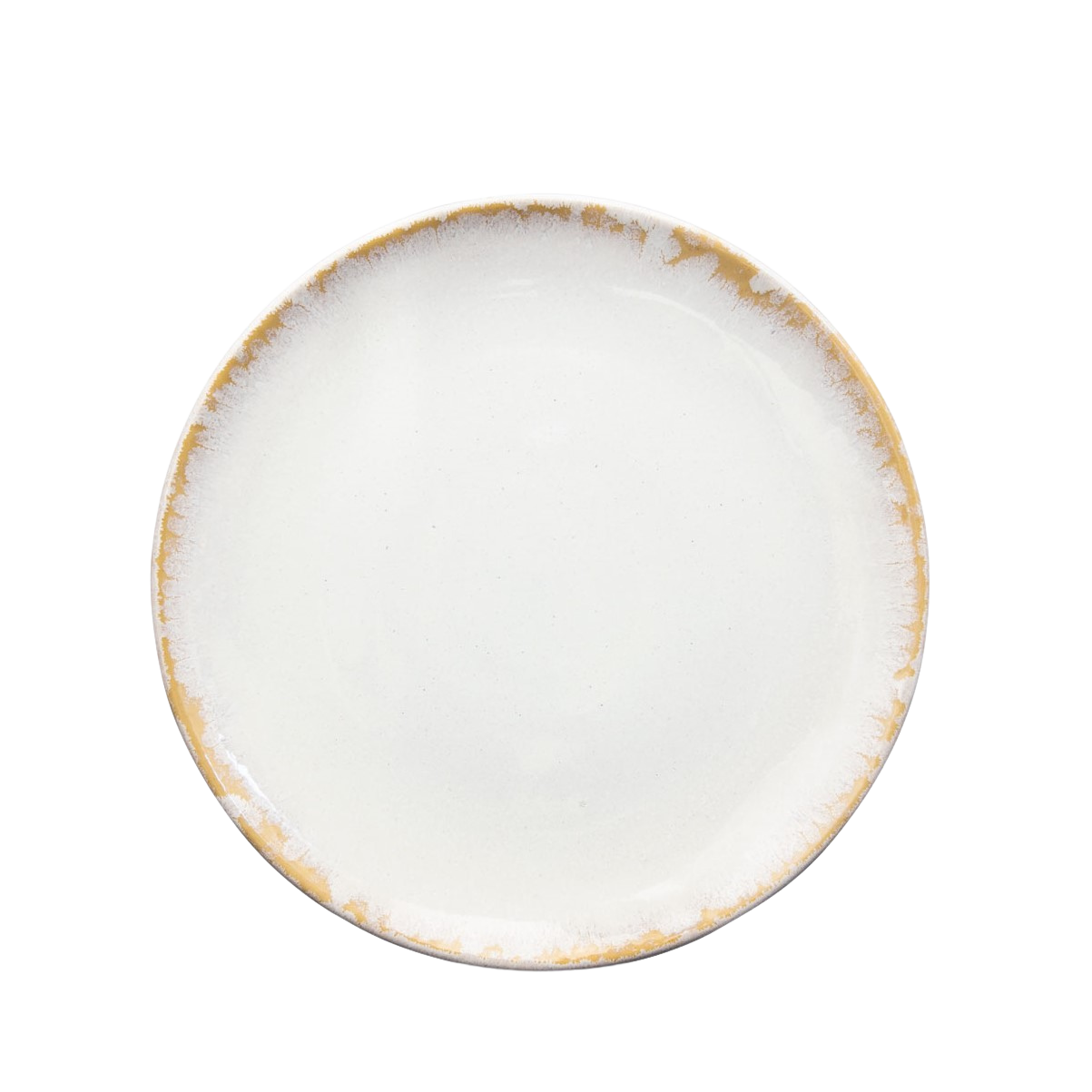 Plate TERRAFINA AMAZONIA WHITE 21 cm set 4 pcs