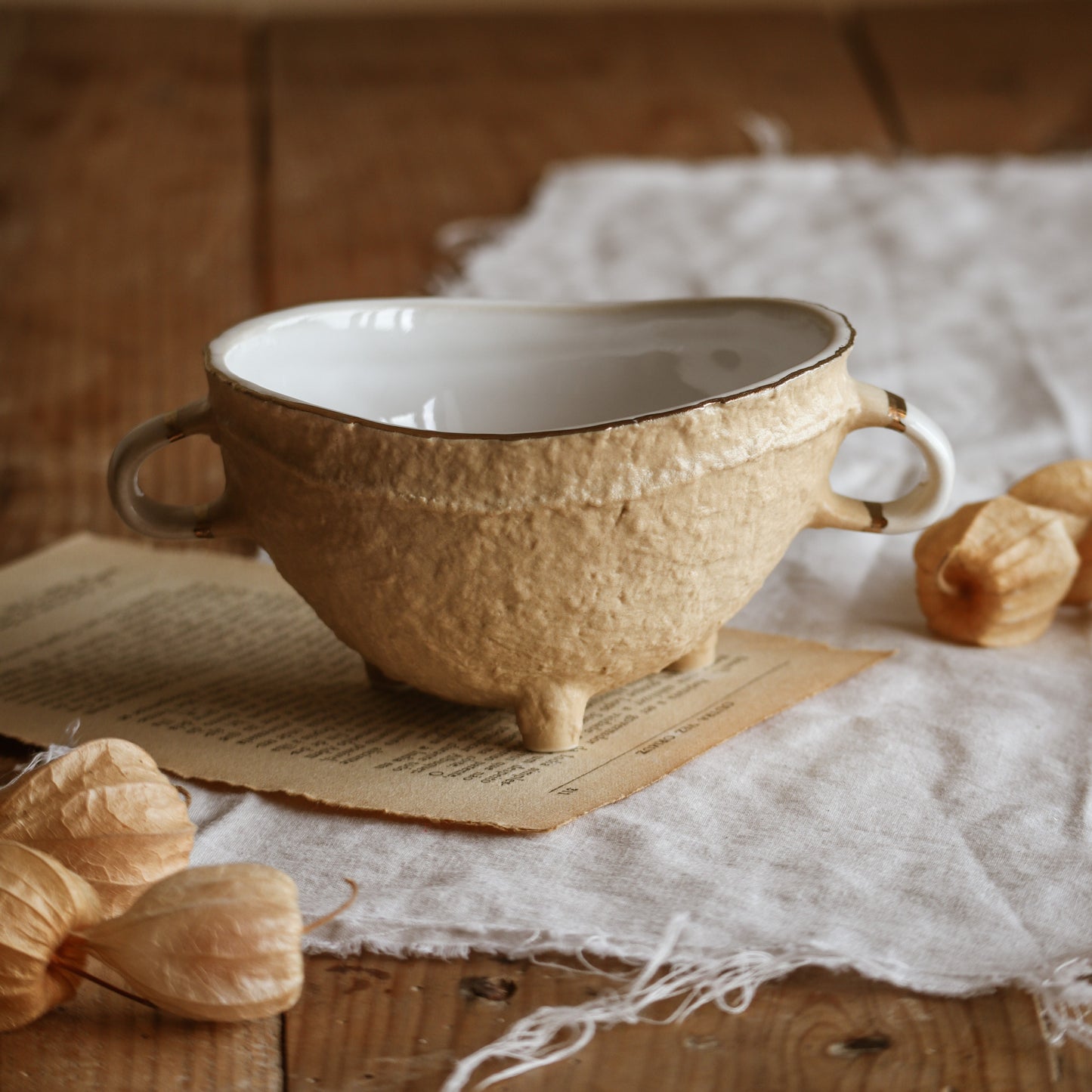 Bowl NOSSE UBUNTU 14 cm  Aura Gold
