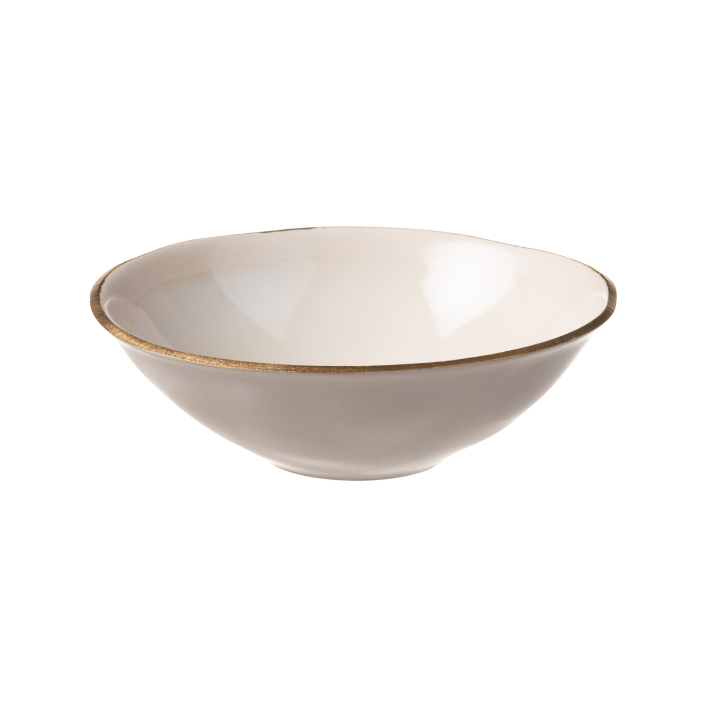 Bowl NOSSE EDGE 19 cm Ivory Gold