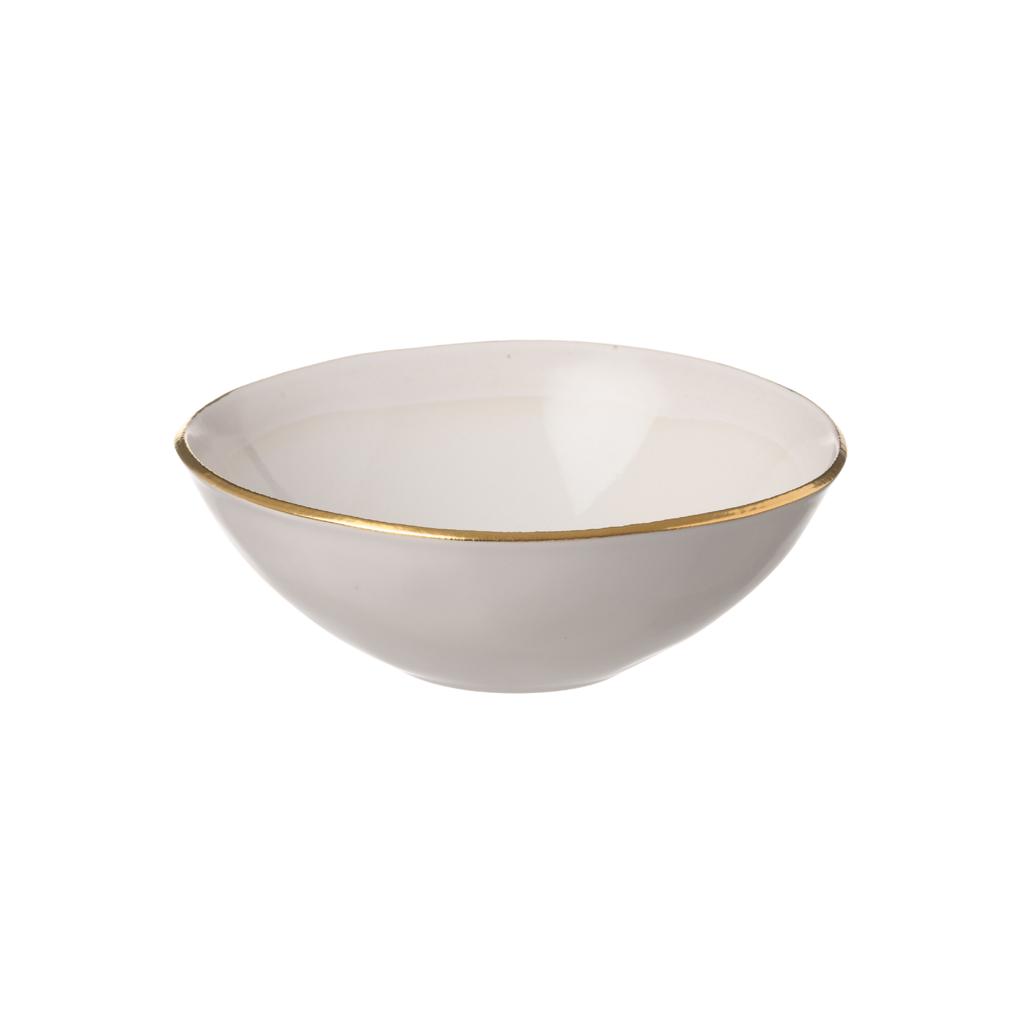 Bowl NOSSE EDGE 16 cm Ivory Gold