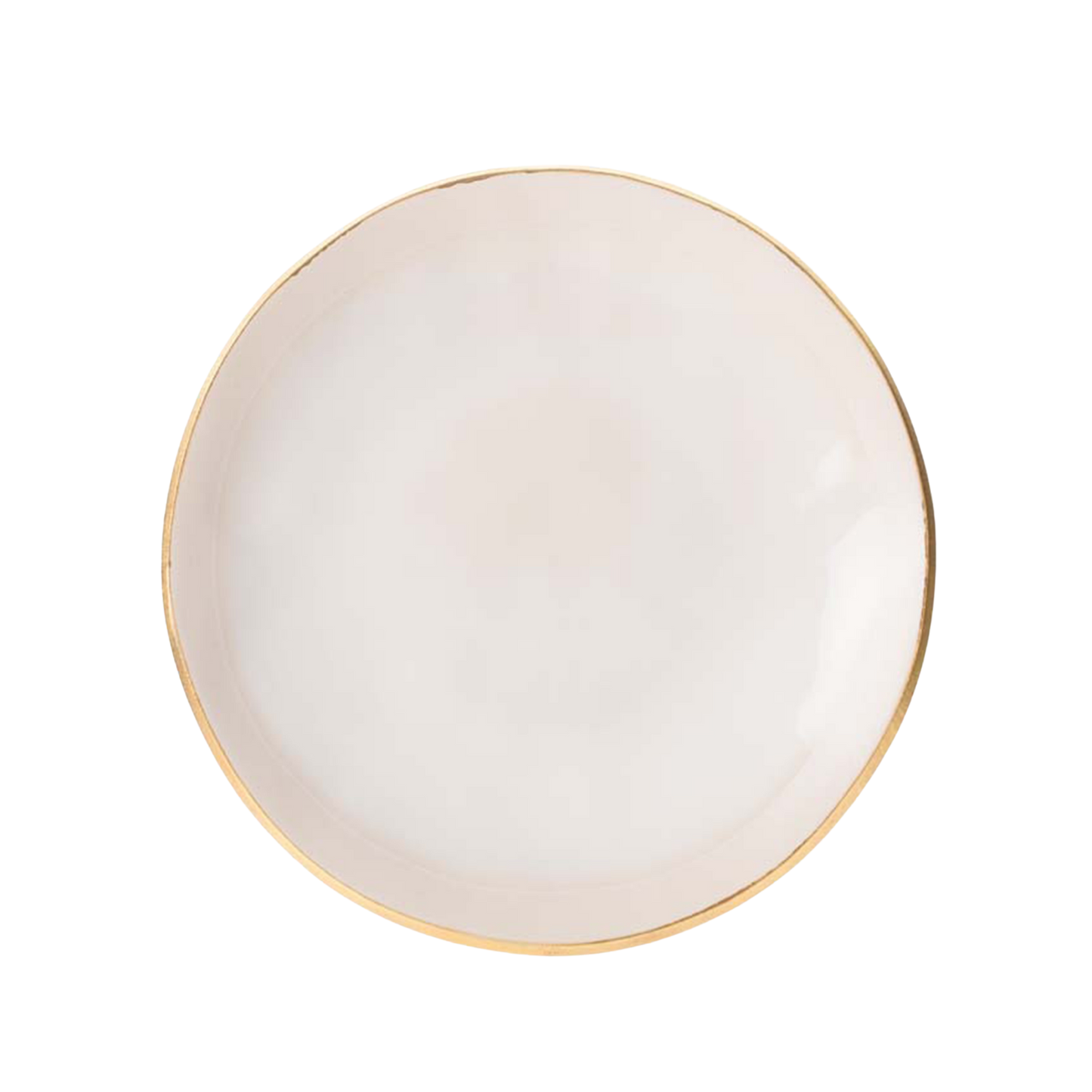 Plate NOSSE EDGE 23 cm Ivory Gold