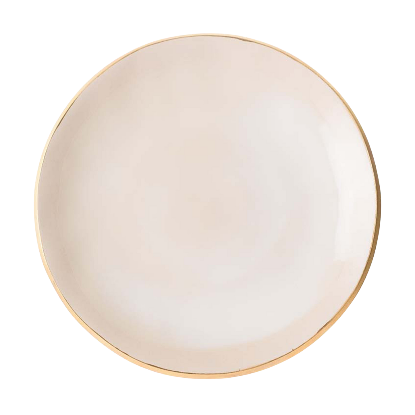 Plate NOSSE EDGE 28 cm Ivory Gold