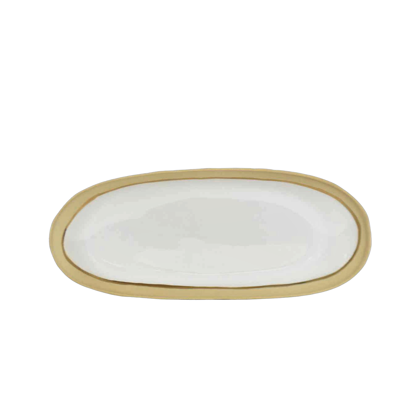 Narrow Platter NOSSE UBUNTU 30 cm Aura Gold