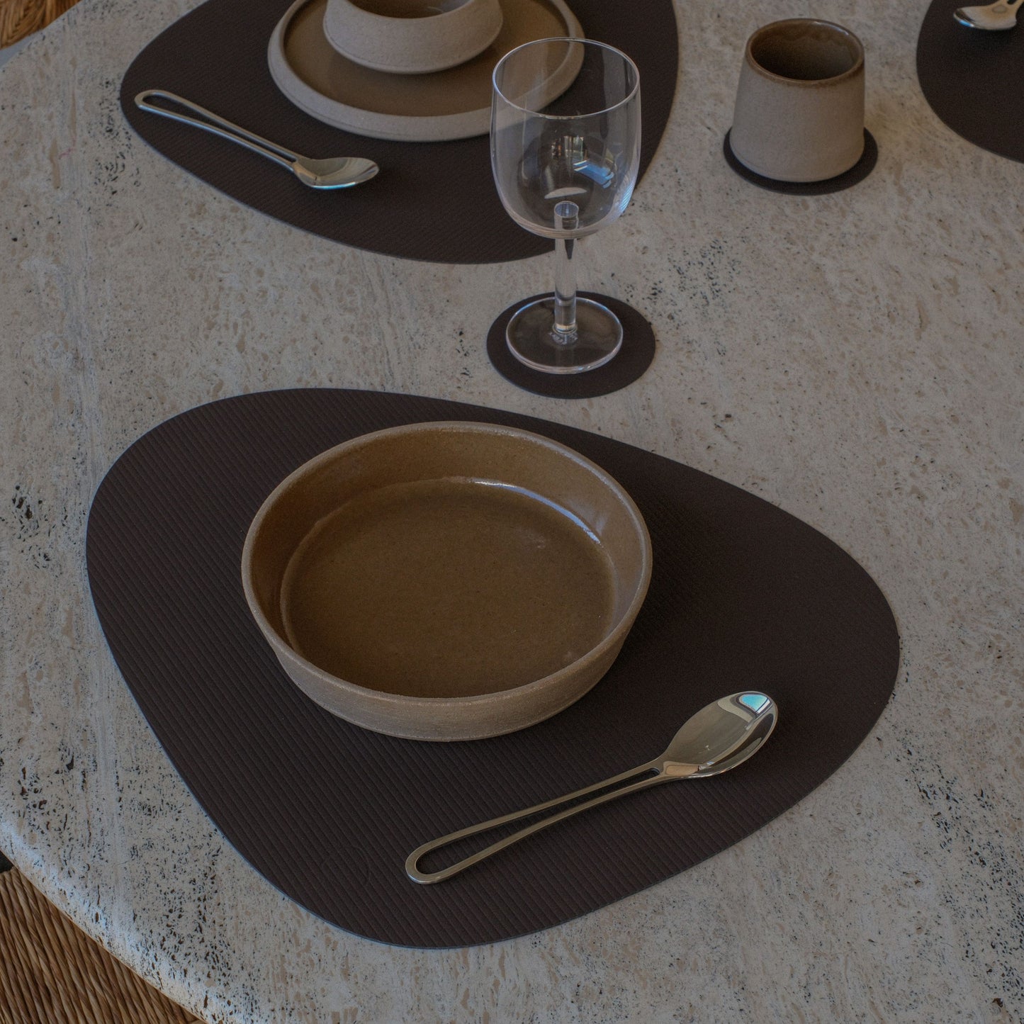 Table Mat Curve Corduroy Hazel 37x44cm