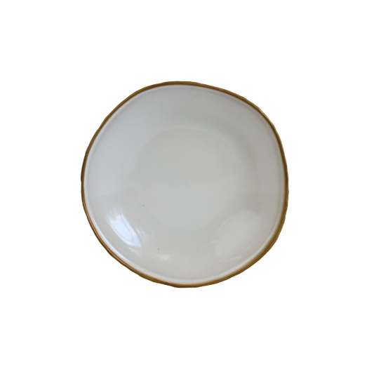 Plate NOSSE UBUNTU 17 cm Bright Ivory