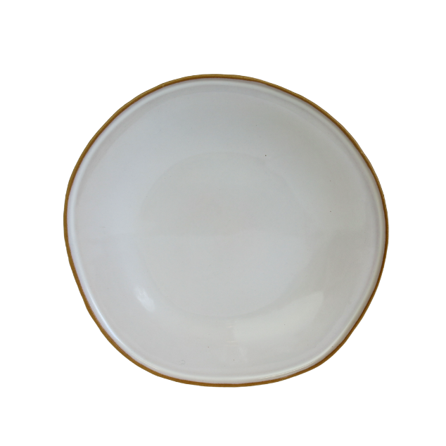 Plate NOSSE UBUNTU 21 cm Bright Ivory