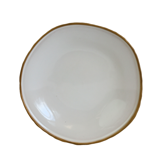 Plate NOSSE UBUNTU 27 cm Bright Ivory