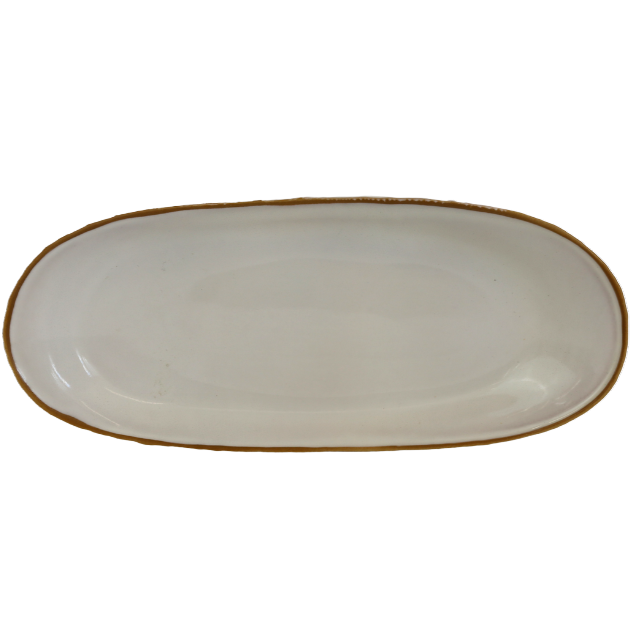 Platter NOSSE UBUNTU 30 cm Bright Ivory