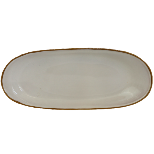 Platter NOSSE UBUNTU 30 cm Bright Ivory