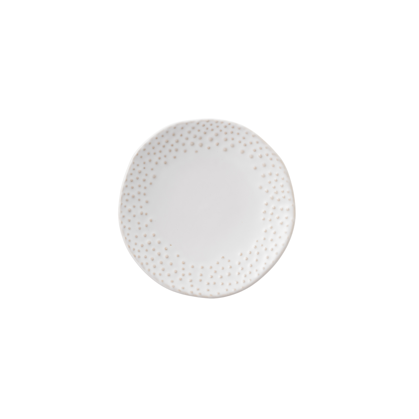 Teller NOSSE SEA 15 cm Dotted Matte Ivory