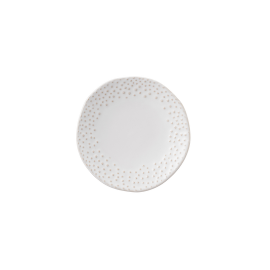 Plate NOSSE SEA 15 cm Dotted Matte Ivory