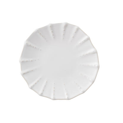 Plate NOSSE SEA 23 cm Dotted Urchin Matte Ivory